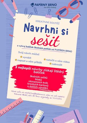 Kreativní soutěž NAVRHNI SI SEŠIT