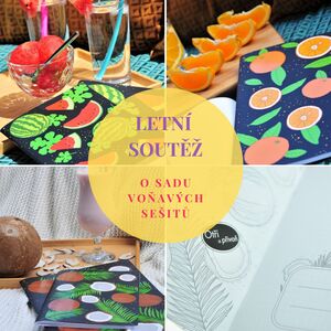 Letní SOUTĚŽ na Facebooku o 3x sadu voňavých sešitů