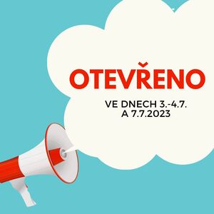Otevírací doba v týdnu 3.-7.7.2023