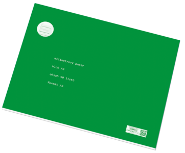 Blok milimetrových papírů A3