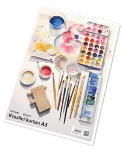Kreslící karton (akvarelový) A3 180 g/m2