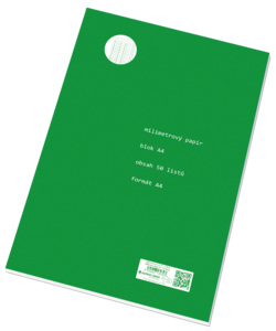 Blok milimetrových papírů A4