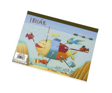 Skicák A4 20 listů