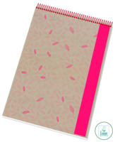 Recyklovaný blok s horní spirálou 14054/2