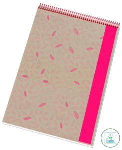 Recyklovaný blok s horní spirálou 14054/2