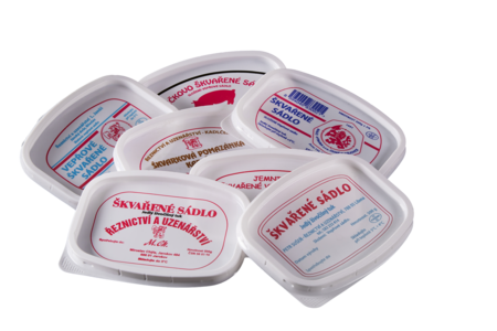 Víčka na vaničky - čirá standard