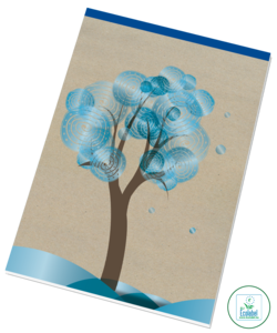 Šitý blok s recyklovaným papírem 14050/4