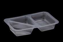 Misky na hotová jidla - tříkomorové čiré