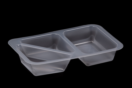 Misky na hotová jidla - tříkomorové čiré