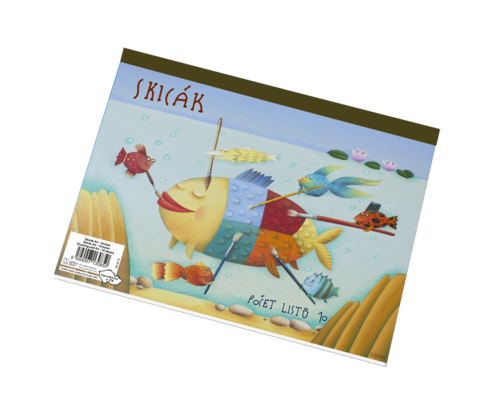 Skicák A4 10 listů Skicák A4 10 listů 1