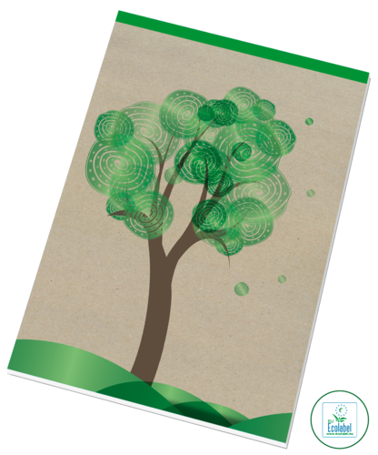 Šitý blok s recyklovaným papírem 14055/4 Šitý blok s recyklovaným papírem 14055/4 1