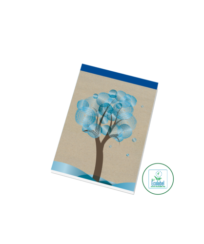 Šitý blok s recyklovaným papírem 16050/4 Šitý blok s recyklovaným papírem 16050/4 1