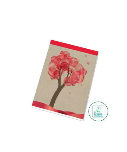 Šitý blok s recyklovaným papírem 16054/4 Šitý blok s recyklovaným papírem 16054/4 1