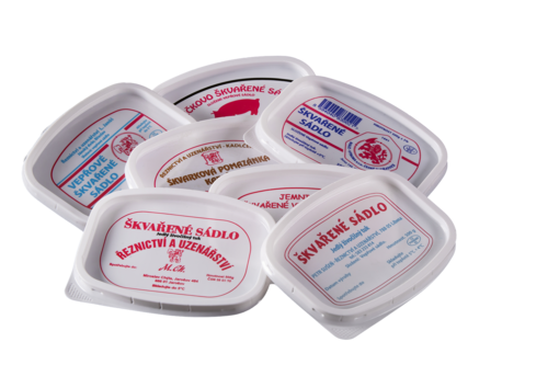 Víčka na vaničky - čirá standard Víčka na vaničky - čirá standard 1