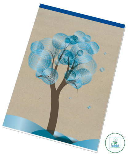 Šitý blok s recyklovaným papírem 14050/4 Šitý blok s recyklovaným papírem 14050/4 1