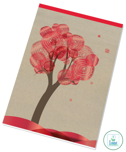 Šitý blok s recyklovaným papírem 14054/4 Šitý blok s recyklovaným papírem 14054/4 1